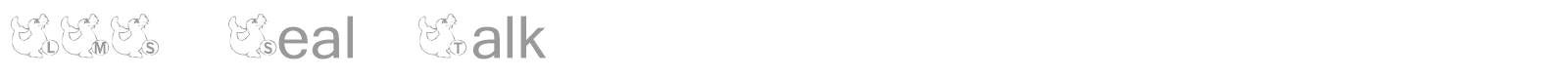 LMS Seal Talk font preview